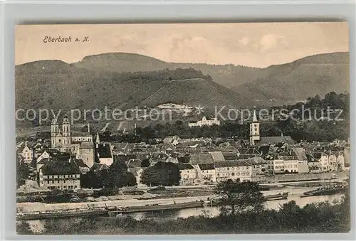 AK / Ansichtskarte Eberbach Neckar Panorama Kat. Eberbach