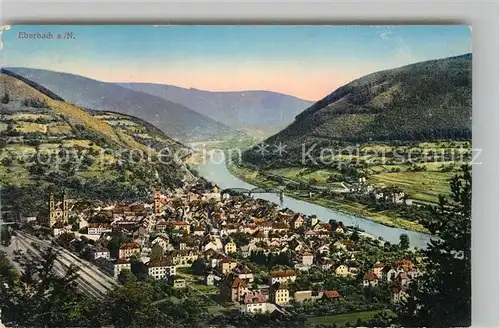 AK / Ansichtskarte Eberbach Neckar Panorama Kat. Eberbach