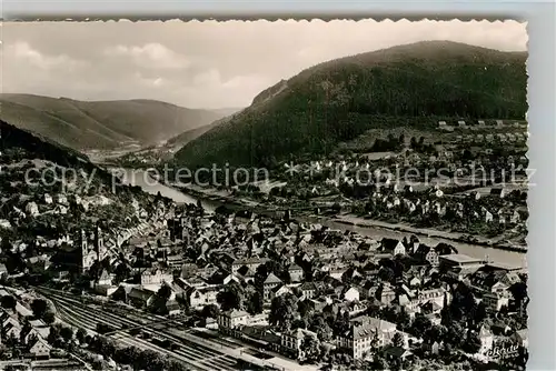 AK / Ansichtskarte Eberbach Neckar Fliegeraufnahme Kat. Eberbach