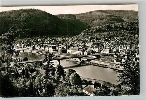 AK / Ansichtskarte Eberbach Neckar Panorama Kat. Eberbach