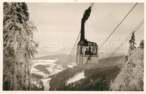 AK / Ansichtskarte Seilbahn Schauinsland Freiburg im Breisgau  Kat. Bahnen