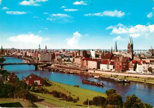 AK / Ansichtskarte Bremen Partie am Fluss Kat. Bremen