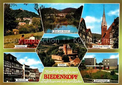 AK / Ansichtskarte Biedenkopf Schloss Hainstrasse Jugendherberge  Kat. Biedenkopf