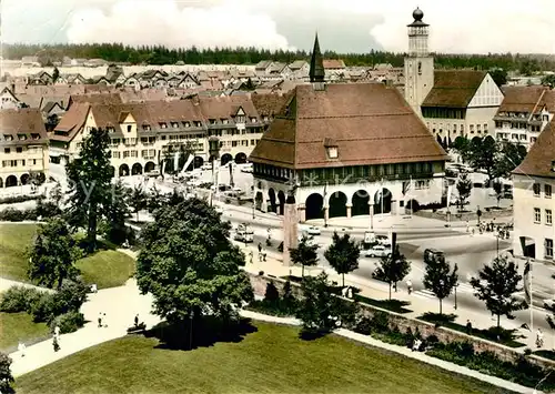 AK / Ansichtskarte Freudenstadt Oberer Marktplatz Stadthaus Rathaus Kat. Freudenstadt