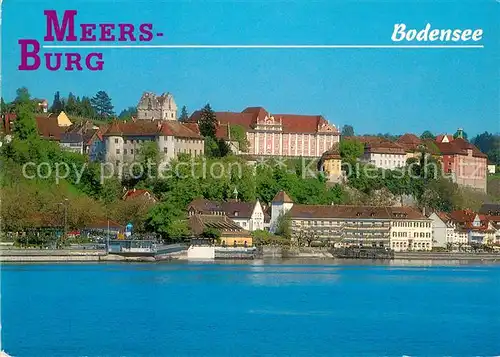 AK / Ansichtskarte Meersburg Bodensee Teilansicht Schloss Kat. Meersburg