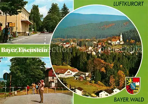 AK / Ansichtskarte Bayerisch Eisenstein Panorama Grenze Kat. Bayerisch Eisenstein