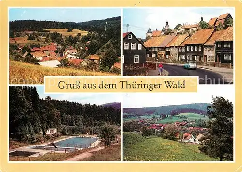 AK / Ansichtskarte Suhl Thueringer Wald Altendambach Schleusingen Freibad Erlau Kat. Suhl