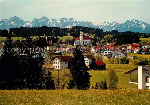 AK / Ansichtskarte Lechbruck See mit Tiroler und Allgaeuer Hochgebirge Kat. Lechbruck am See