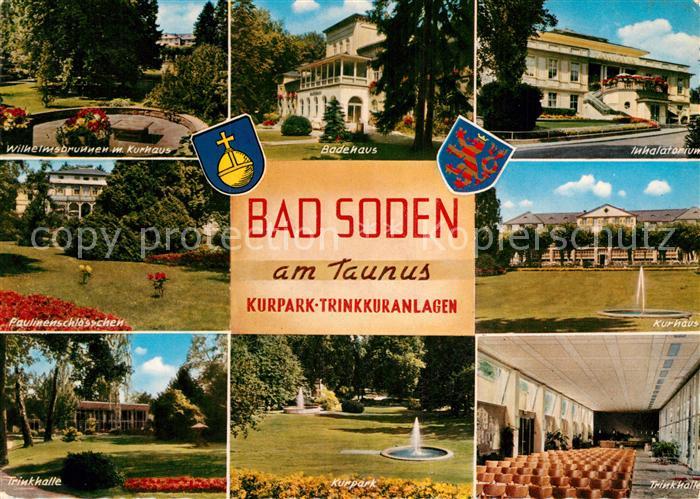 Bad Soden Taunus Badehaus Kurhaus Inhalatorium Kurhaus Kurpark Paulinen