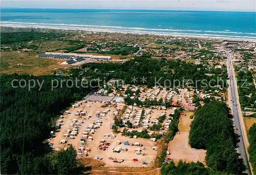 AK / Ansichtskarte Blokhus Fliegeraufnahme Camping 