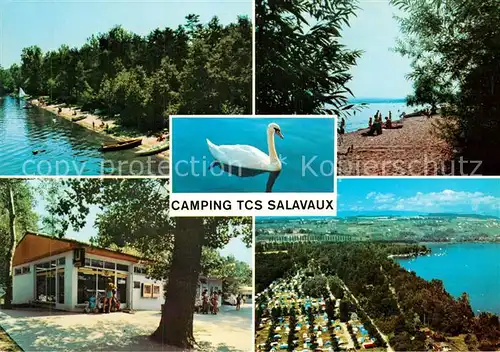 AK / Ansichtskarte Salavaux Camping TCS Schwan Kat. Salavaux