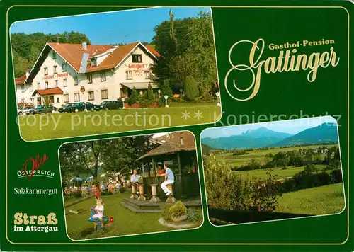 AK / Ansichtskarte Strass Attergau Gasthof Pension Gattinger Kat. Strass im Attergau