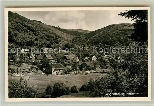 AK / Ansichtskarte Langenthal Odenwald Teilansicht  Kat. Hirschhorn (Neckar)