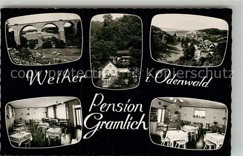 AK / Ansichtskarte Weiher Odenwald Pension Gramlich