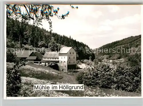 AK / Ansichtskarte Struempfelbrunn Muehle im Hoellgrund Kat. Waldbrunn