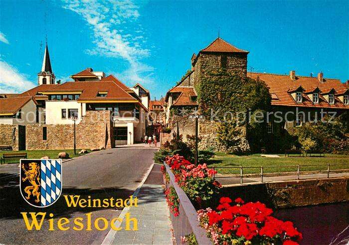 AK / Ansichtskarte Wiesloch Alte Stadtmauer Wiesloch Nr. kp04927 ...