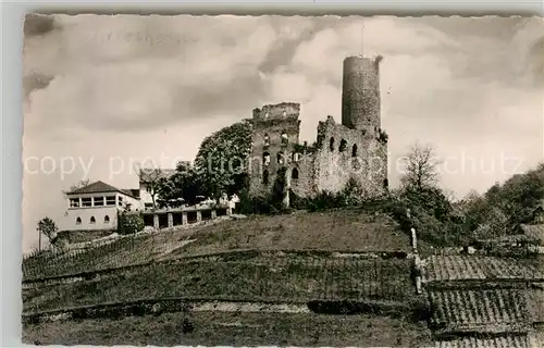 AK / Ansichtskarte Schriesheim Hotel Restaurant Strahlenburg Burgruine an der Bergstrasse Kat. Schriesheim