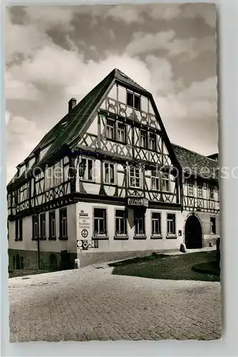 AK / Ansichtskarte Neckargemuend Hotel Pfalz Fachwerkhaus Kat. Neckargemuend