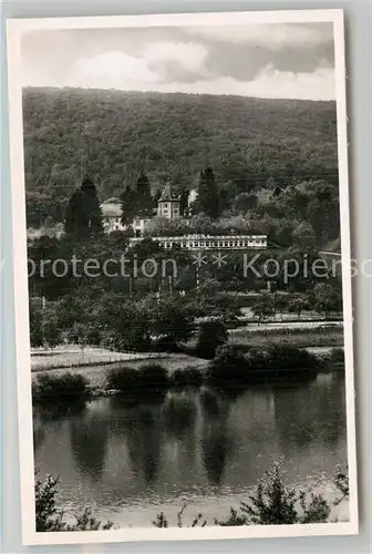 AK / Ansichtskarte Neckargemuend Fremdenheim Kuemmelbacher Hof Blick ueber den Neckar Kat. Neckargemuend