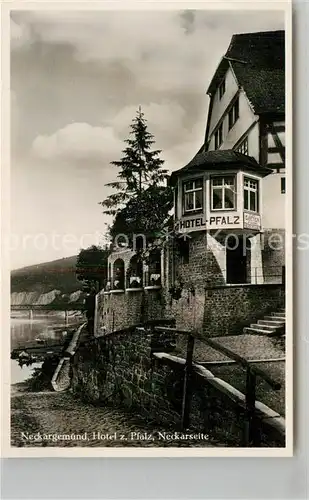 AK / Ansichtskarte Neckargemuend Hotel zur Pfalz am Neckar Kat. Neckargemuend