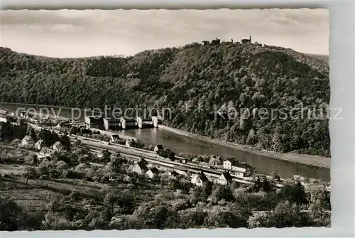 AK / Ansichtskarte Neckarsteinach Panorama Neckartal Schleuse Bahnhof Dilsberg Kat. Neckarsteinach