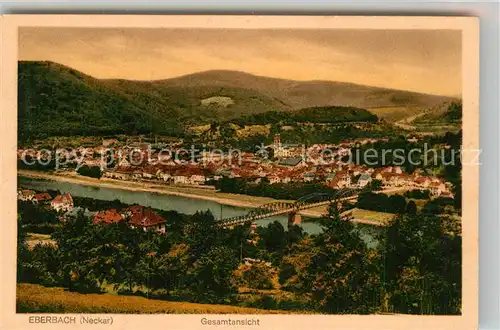 AK / Ansichtskarte Eberbach Neckar Panorama Kat. Eberbach