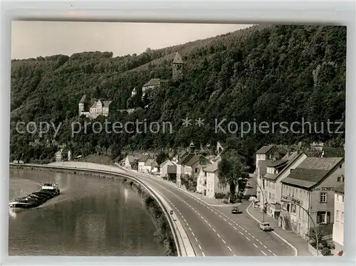 AK / Ansichtskarte Zwingenberg Neckar Schloss Panorama