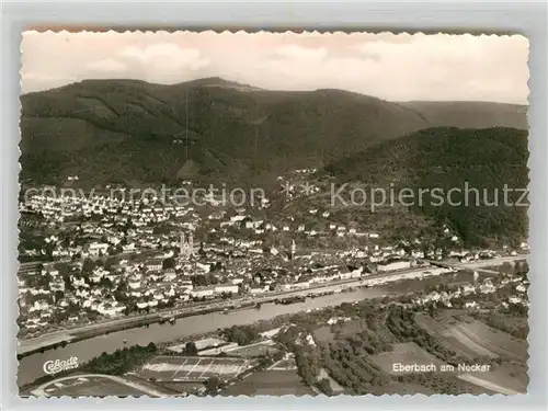 AK / Ansichtskarte Eberbach Neckar Fliegeraufnahme Kat. Eberbach