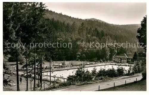 AK / Ansichtskarte Schriesheim Waldschwimmbad Kat. Schriesheim