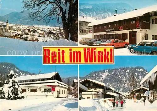 AK / Ansichtskarte Reit Winkl Panorama Zum Kuhstall Dorfmotive Kat. Reit im Winkl