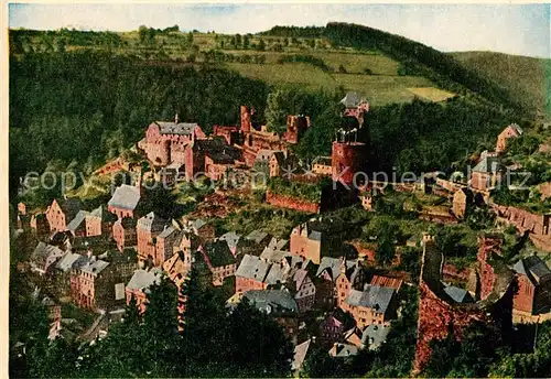 AK / Ansichtskarte Monschau Montjoie Fliegeraufnahme mit Burg Haller  Kat. Monschau