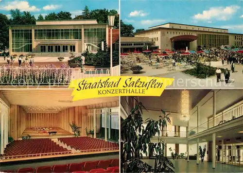 AK / Ansichtskarte Bad Salzuflen Konzerthalle Inneres Foyer Kat. Bad Salzuflen