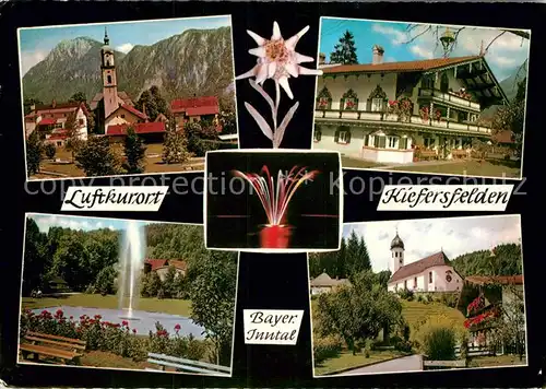 AK / Ansichtskarte Kiefersfelden Kirche Gasthof Fontaene Kirche Kat. Kiefersfelden