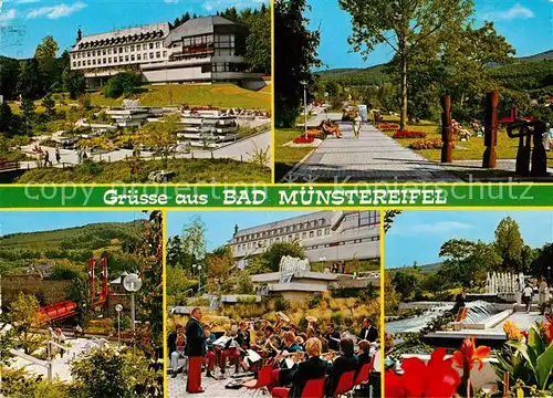 AK / Ansichtskarte Bad Muenstereifel Kurhaus mit Hallenbad Haus des Kurgastes Kurkonzert Kat. Bad Muenstereifel