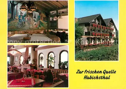 AK / Ansichtskarte Frammersbach Restaurant Zur frischen Quelle  Kat. Frammersbach