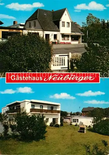 AK / Ansichtskarte Westerland Sylt Gaestehaus Neubuerger Kat. Westerland