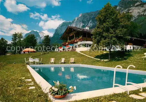 AK / Ansichtskarte Hintersee Berchtesgaden Hotelpension Zulehen Kat. Berchtesgaden