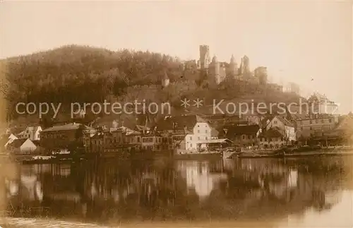 AK / Ansichtskarte Eberbach Neckar Schloss Panorama Kat. Eberbach