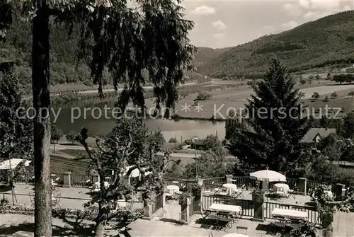 AK / Ansichtskarte Neckargemuend Kuemmelsbacher Hof Terrasse Kat. Neckargemuend