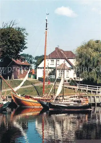 AK / Ansichtskarte Carolinensiel Ostfriesland Museumshafen Segelboote Kat. Wittmund