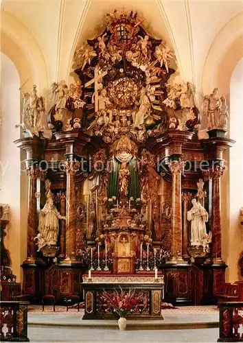 AK / Ansichtskarte Fulda Franziskanerkloster Frauenberg Altar Kat. Fulda