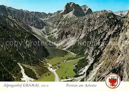 AK / Ansichtskarte Pertisau Achensee Alpengasthof Gramai Fliegeraufnahme Kat. Eben am Achensee