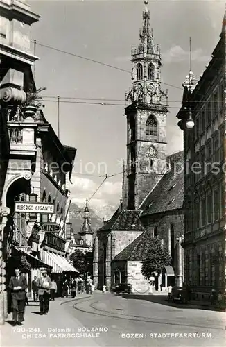 AK / Ansichtskarte Bozen Suedtirol Stadtpfarrturm Kat. Bozen Suedtirol