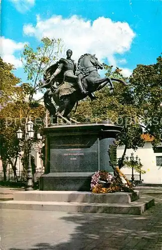 AK / Ansichtskarte Caracas Monumento al Libertador Plaza Bolivar Kat. Caracas