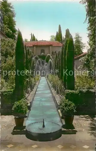 AK / Ansichtskarte Granada Andalucia Generalife Patio de la Acequia Kat. Granada