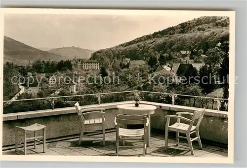 AK / Ansichtskarte Neckargemuend Kuemmelbacherhof Terrasse Kat. Neckargemuend