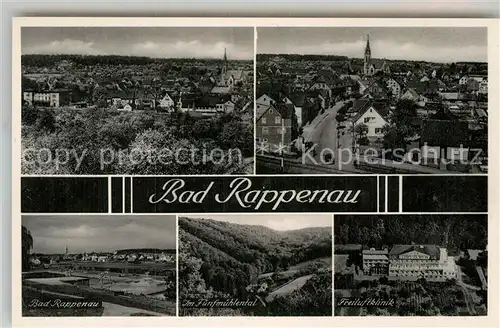 AK / Ansichtskarte Bad Rappenau Fuenfmuehlental Freiluftklinik Panoramen Kat. Bad Rappenau