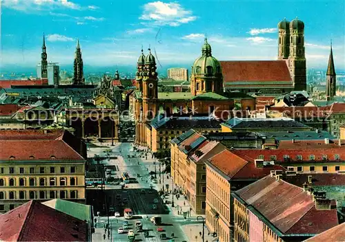 AK / Ansichtskarte Muenchen Ludwigstrasse Zentrum Frauenkirche Kat. Muenchen