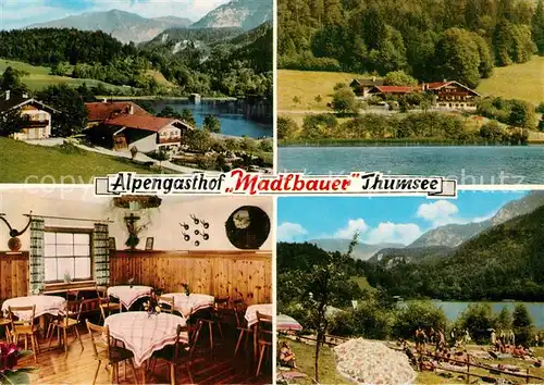 AK / Ansichtskarte Karlstein Oberbayern Alpengasthof Madlbauer Kat. Bad Reichenhall