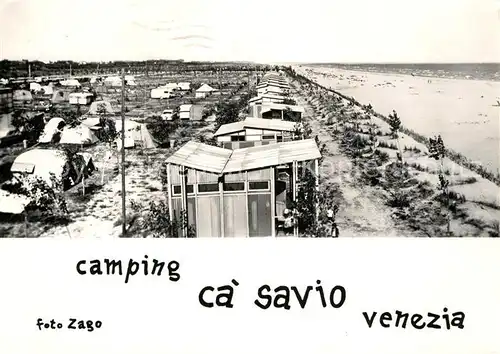 AK / Ansichtskarte Venedig Venezia Camping Ca Savio  Kat. 